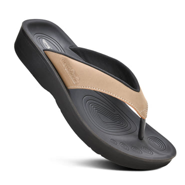 Aerothotic - Women's Comfortable Sandal, Cuta - Khaki (L0367)