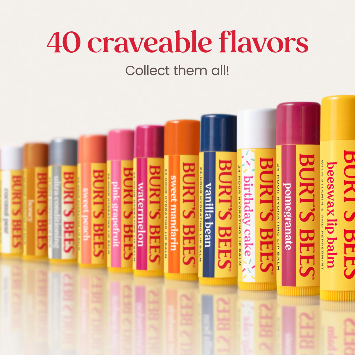 Burt's Bees 100% Natural Origin Moisturizing Beeswax Lip Balm