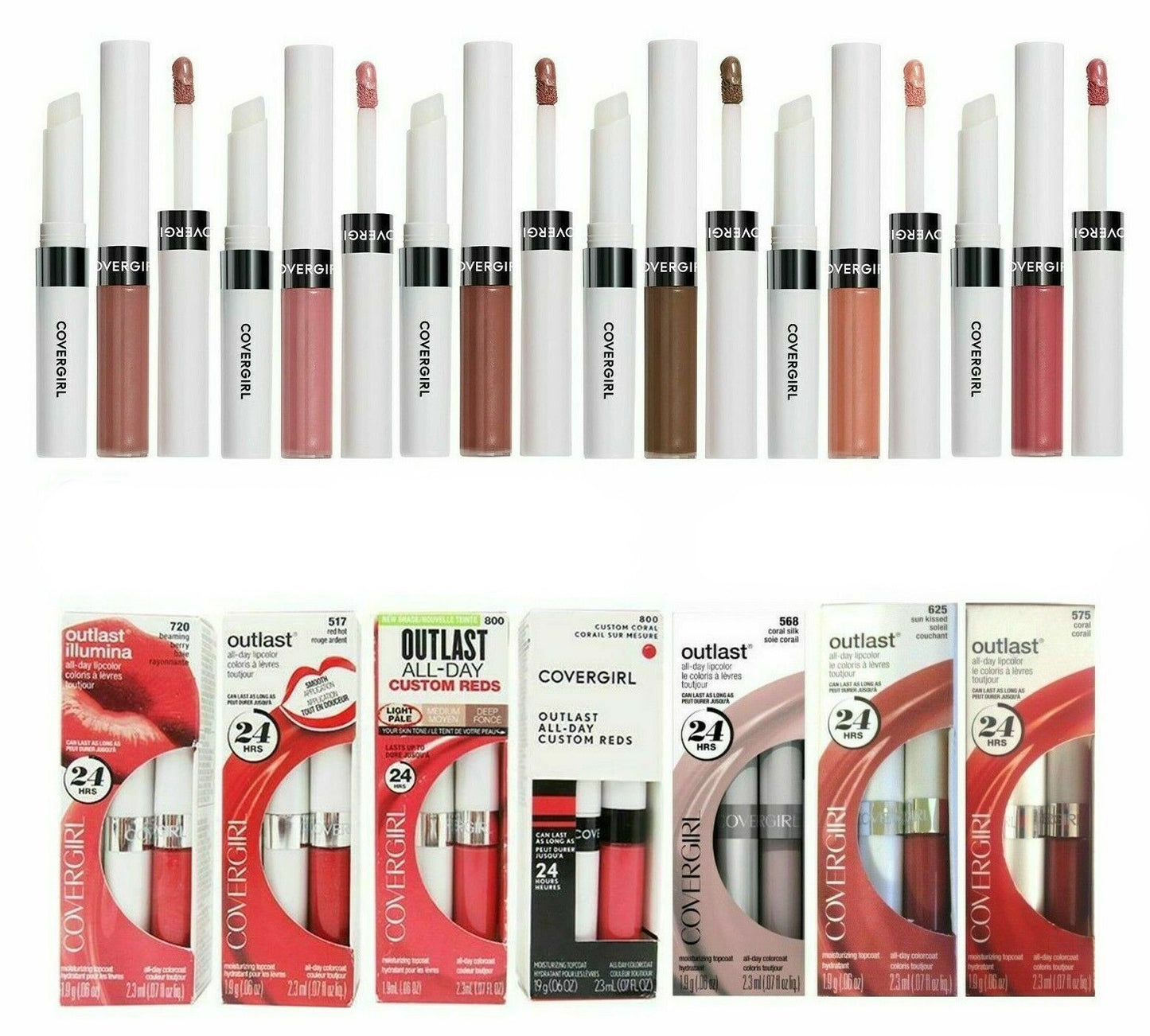 CoverGirl Outlast All-Day Lipcolor with Topcoat - Pink Delight 565