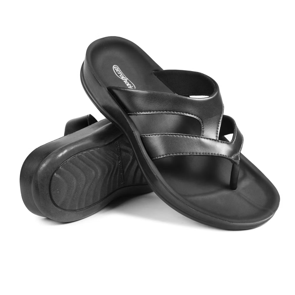 Aerothotic - Raido Women’S Strappy Sandals, Black