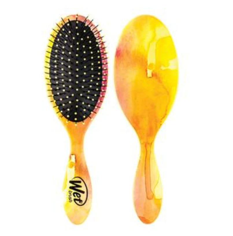 Wet Brush Professional Detangle Brush, Watercolor - Orange