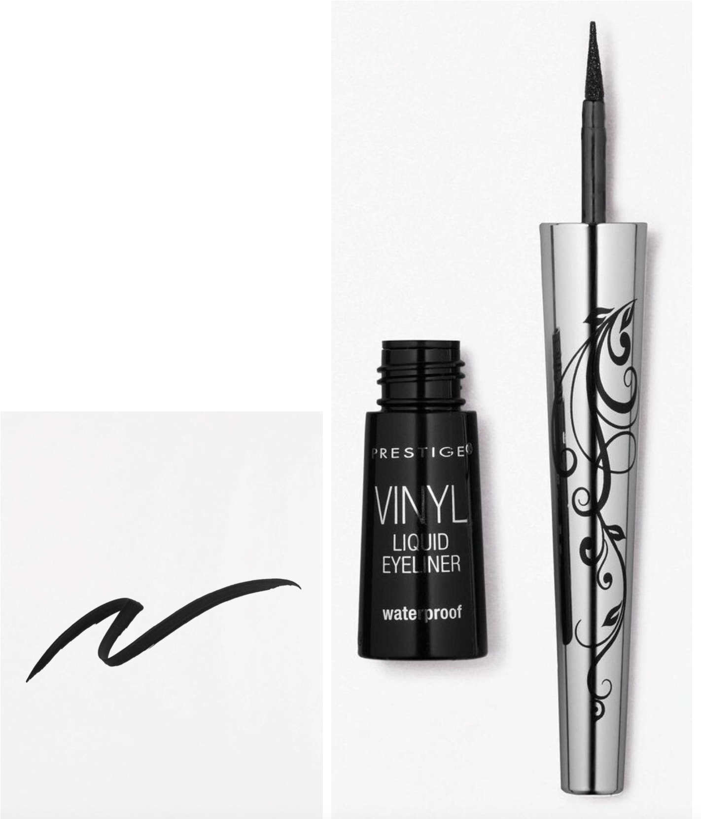 Prestige Cosmetics Vinyl Liquid Eyeliner (LEV-01) Black