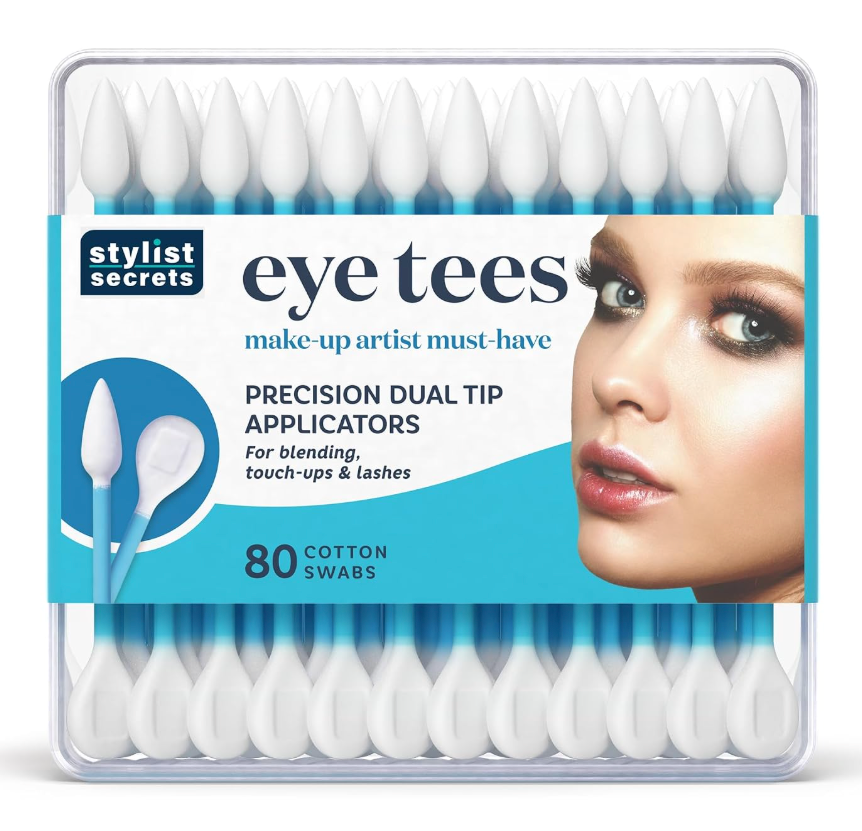 Stylist Secrets® Eye Tees Cotton Swabs tips (80 Count) (12-PACK)