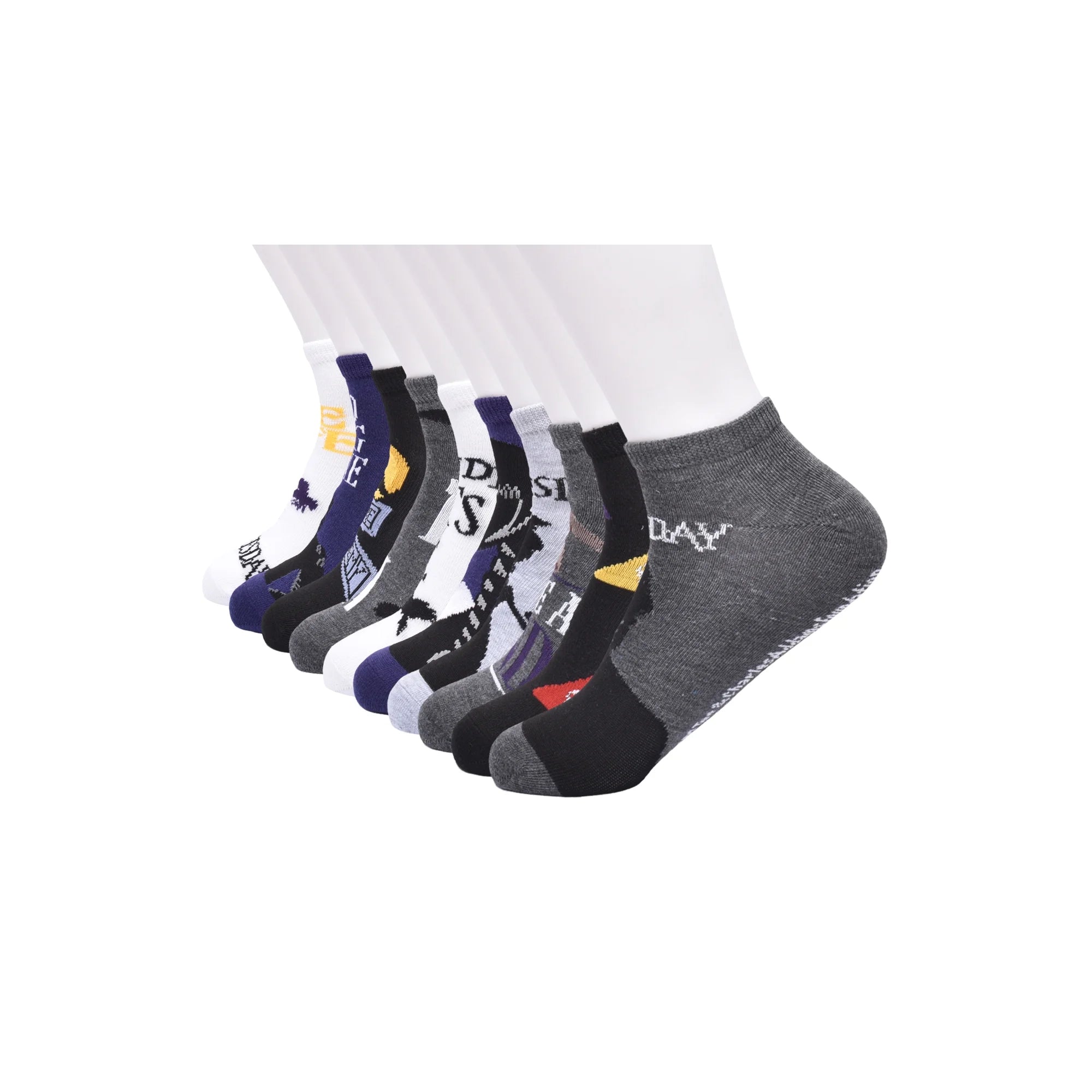 Wednesday Women's Low-Cut Socks (10-Pack) Sock Size (4-10)