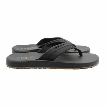 Flojos Men's Flip Flop, Black, 12
