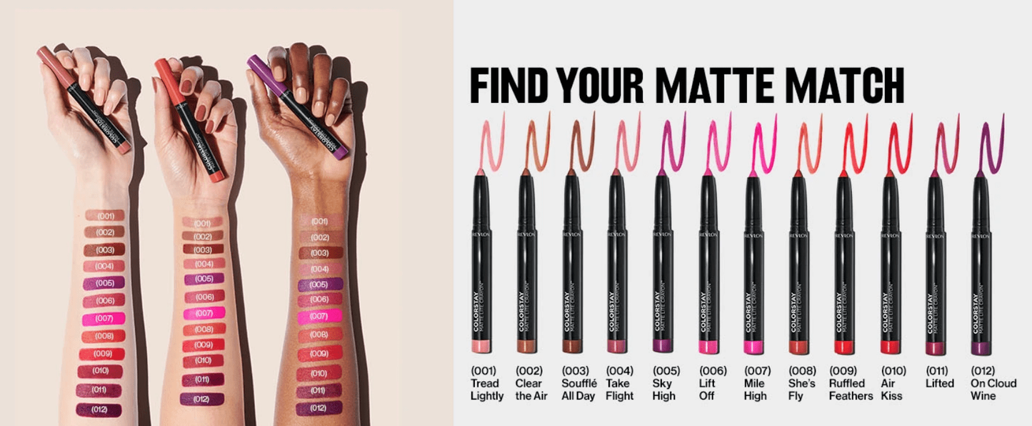 Revlon ColorStay Matte Lite Crayon - 012 On Cloud Wine