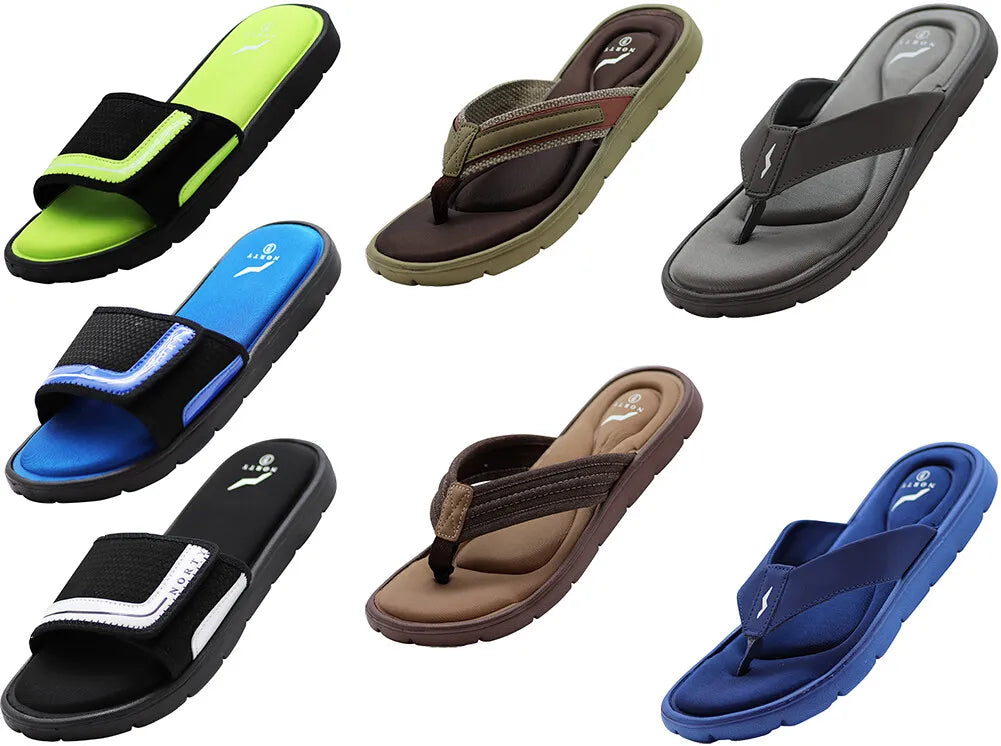 NORTY - Men's Memory Foam Footbed Sandals