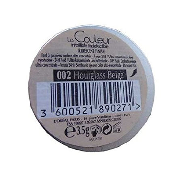 L'OREAL Paris Color Infallible Eyeshadow, Hourglass Beige 002 - oddros.shop