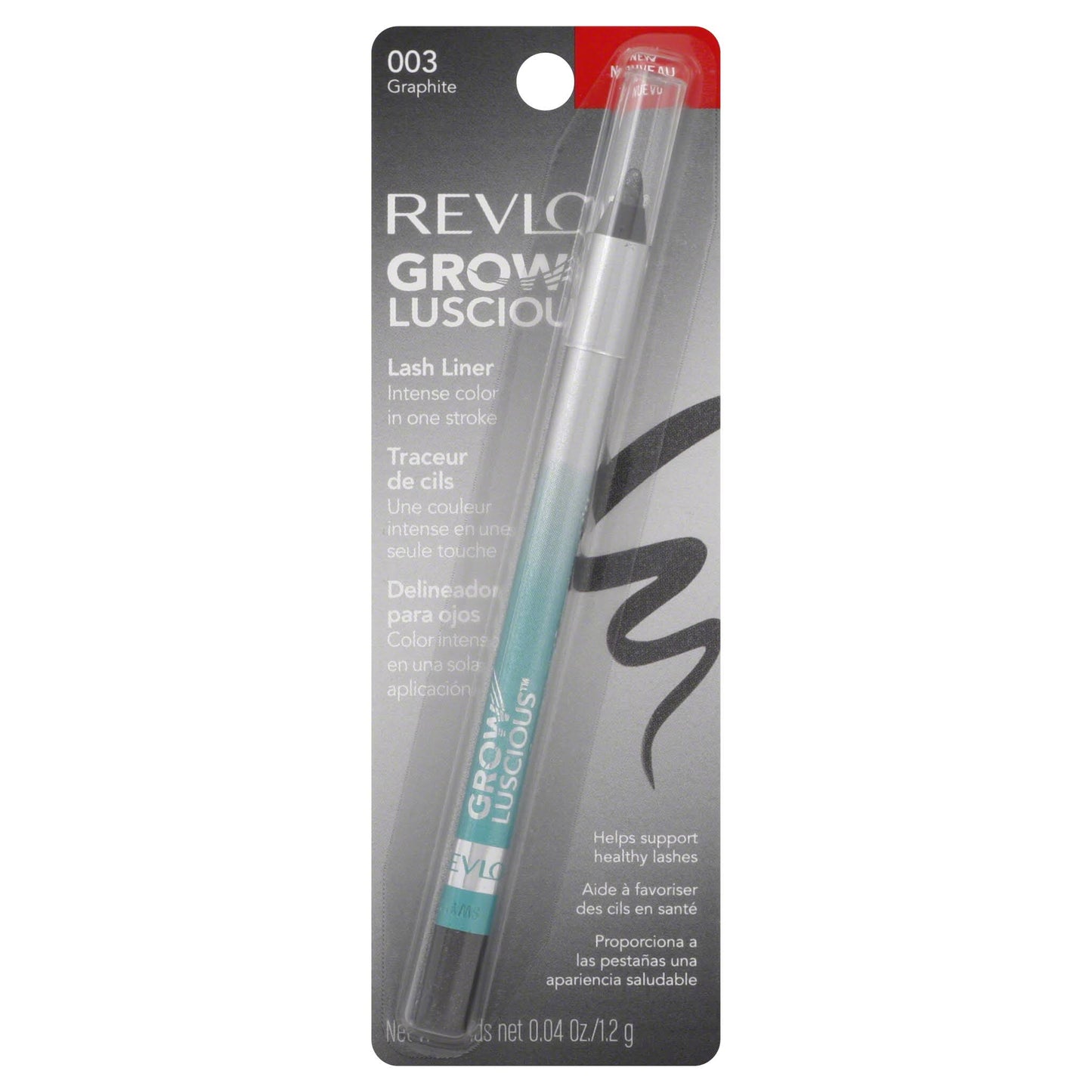 Revlon Grow Luscious Lash Liner, Graphite 003, 0.04 oz - oddros.shop