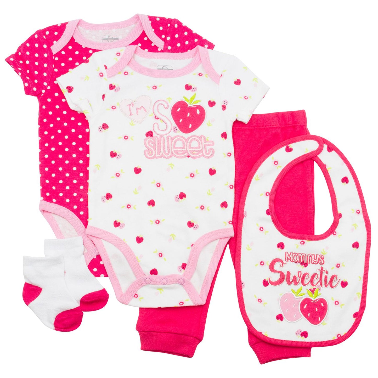 Quiltex Infant 5-Piece Set - Boy or Girl - oddros.shop
