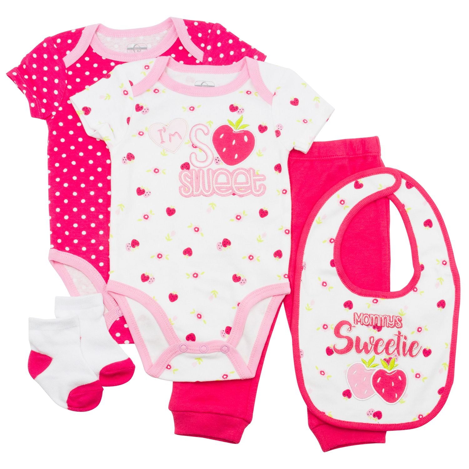 Quiltex Infant 5-Piece Set - Boy or Girl - oddros.shop