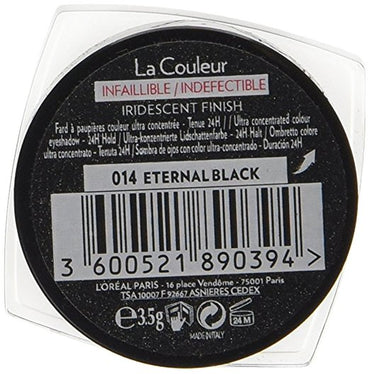 L'OREAL Paris Color Infallible Eyeshadow, Eternal Black 014 - oddros.shop