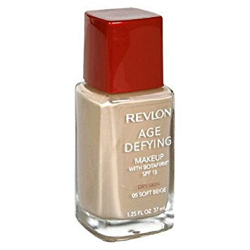 Revlon Age Defying Makeup with Botafirm, SPF 15, Dry Skin, Soft Beige 05, 10.25 Fl Oz - oddros.shop