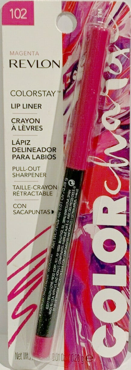 REVLON Color Charge Colorstay LipLiner, 102 Magenta - oddros.shop