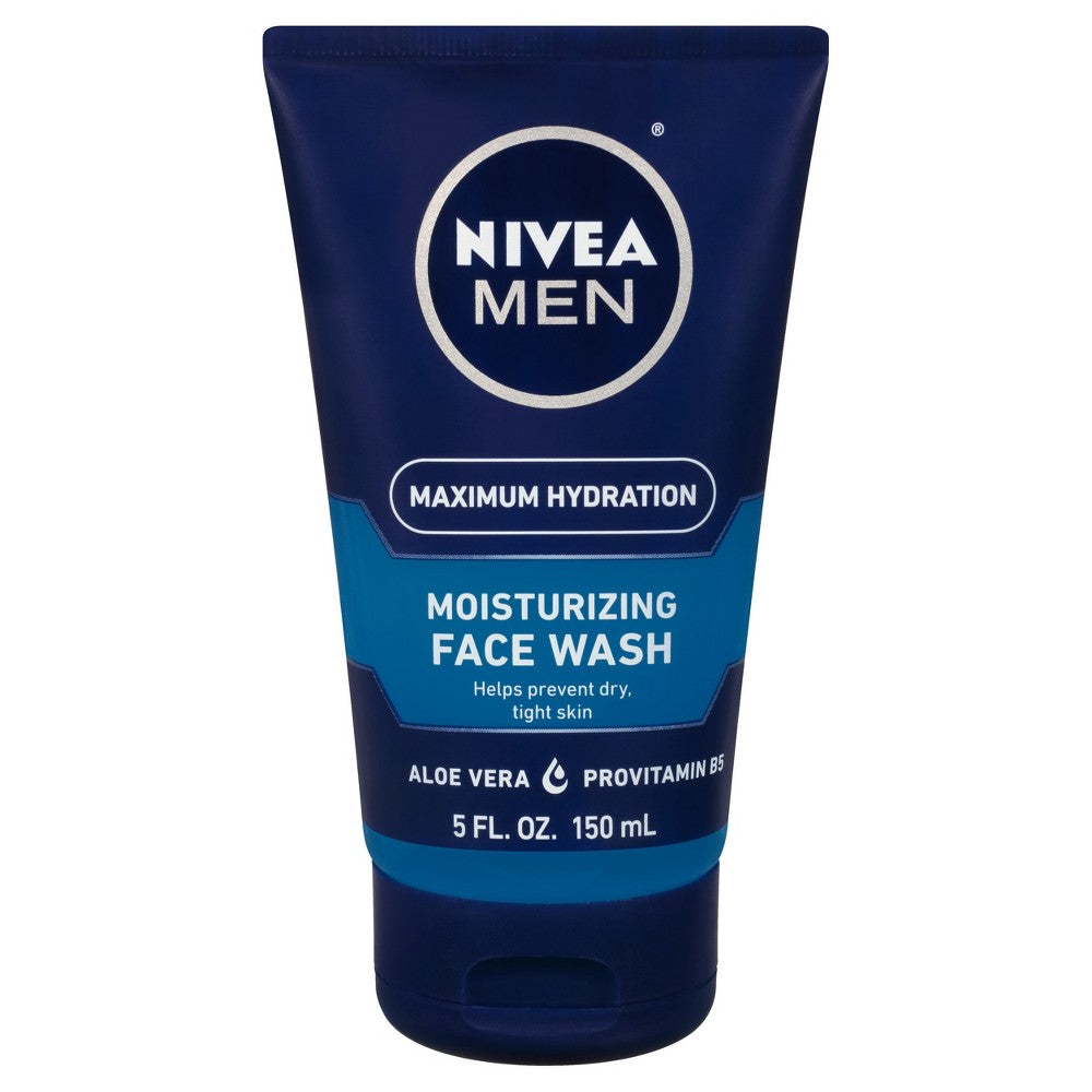 NIVEA Men Maximum Hydration Moisturizing Face Wash 5 Fluid Ounce - oddros.shop