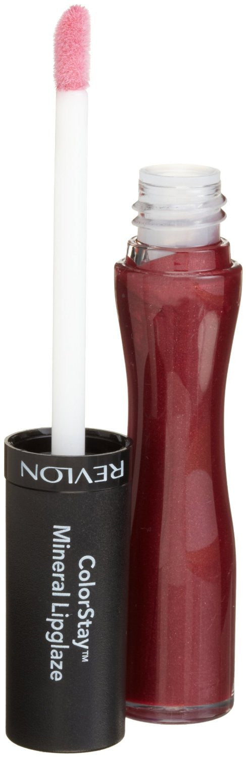 Revlon ColorStay Mineral Lipglaze, 555 Overtime Wine - oddros.shop