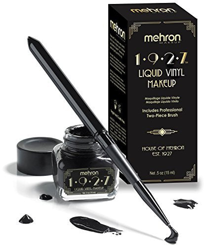 Mehron Makeup 1927 (Jet Black) Liquid Vinyl Makeup - oddros.shop