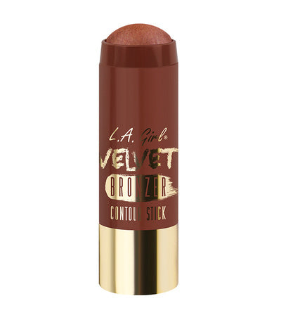 L.A. Girl Velvet Bronzer Contour Stick, 594 Brazen , 0.2 Oz (5.8 g) - oddros.shop