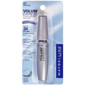 Maybelline Volum' Express Curved Brush Washable Mascara, 221 Very Black - oddros.shop
