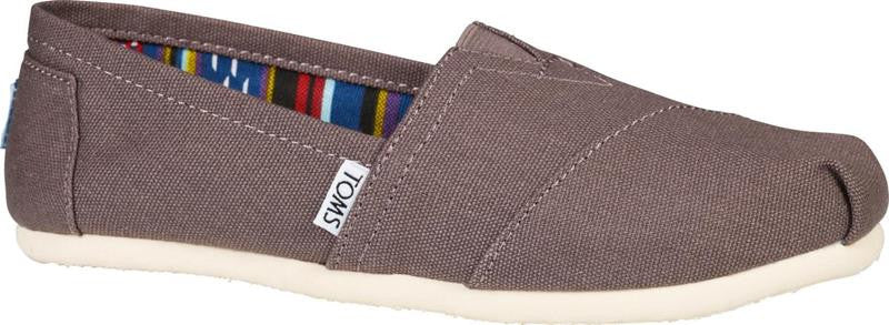 TOMS Women's Classic Canvas Ash Canvas Ankle-High - oddros.shop