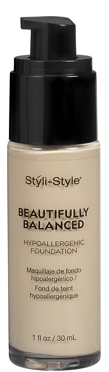 Styli-Style Cosmetics Beautifully Balanced - Hypoallergenic Foundation - Warm Ivory - oddros.shop