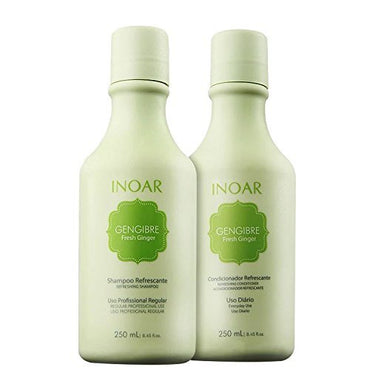 INOAR Fresh Ginger Hair Treatment Duo Kit (Shampoo + Conditioner) - oddros.shop