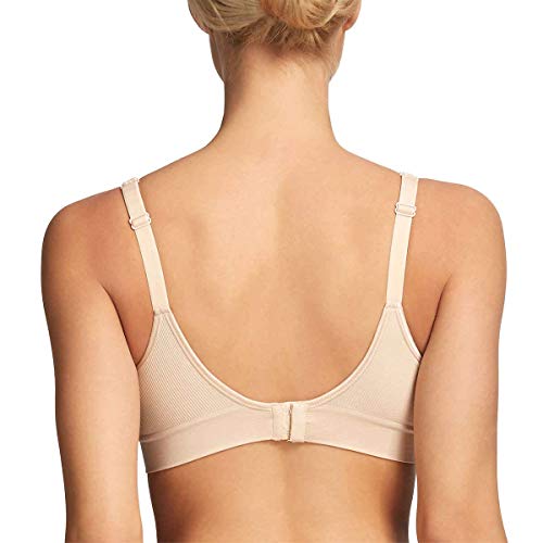 Gloria Vanderbilt Women's Seamless Wire Free Bra with Removable Pads (2 Pack)