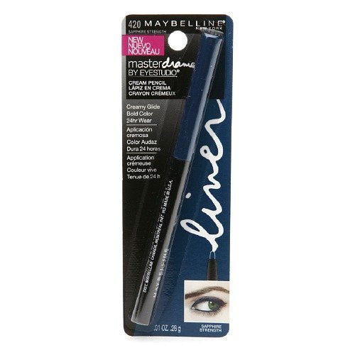 Maybelline Eye Studio Master Drama Cream Pencil Liner, Sapphire Strength 420 - oddros.shop