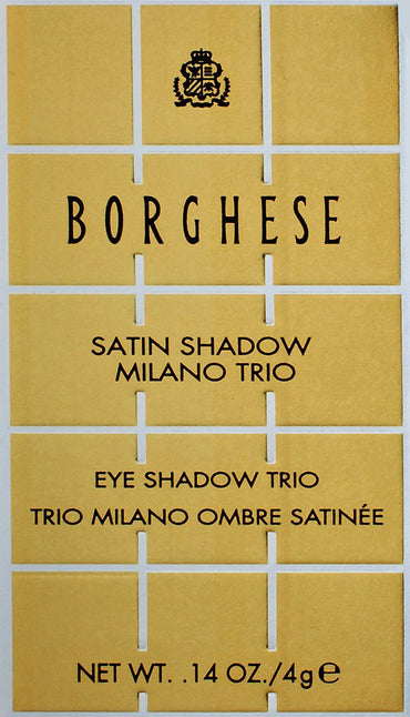 BORGHESE - Satin Shadow Milano Trio, 04 Splend'Oro Green - oddros.shop