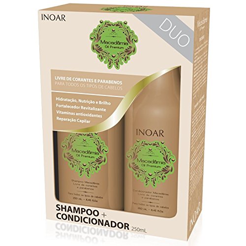 INOAR Macadamia Duo Kit (Shampoo + Conditioner) - oddros.shop