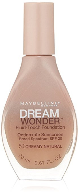Maybelline Dream Wonder Fluid-Touch Foundation, Creamy Natural 50 - oddros.shop