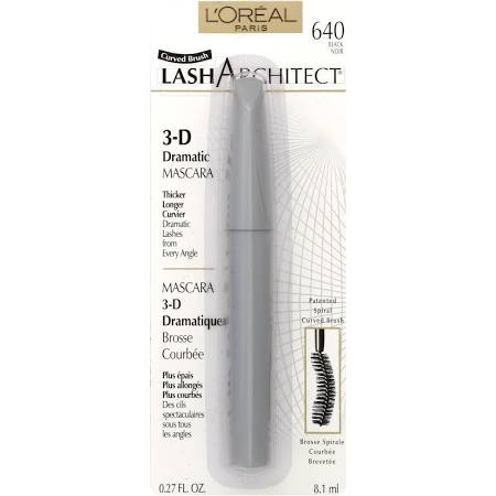 L'OREAL Paris Lash Architect 3-D Dramatic Mascara, Black 640 - oddros.shop