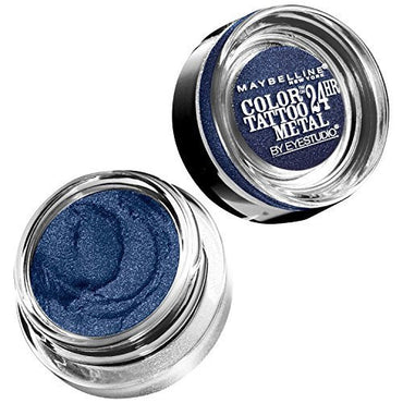 Maybelline Color Tattoo Metal Eyeshadow, Electric Blue 75 - oddros.shop