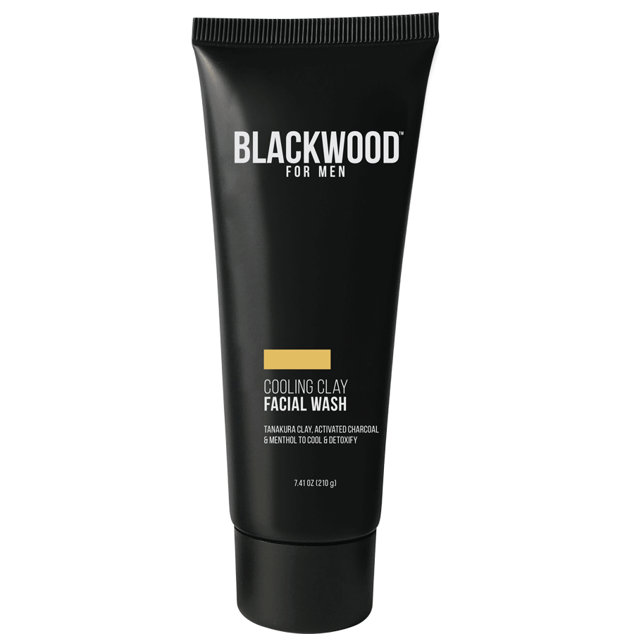 BLACKWOOD FOR MEN Cooling Clay Facial Wash, 7.41 Oz (210 g) - oddros.shop
