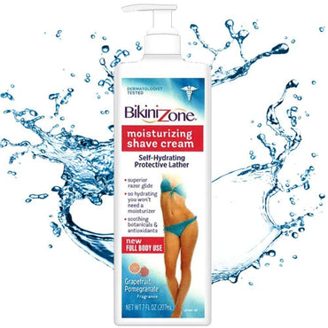 Bikini Zone Moisturizing Shave Cream Grapefruit Pomegrante - oddros.shop