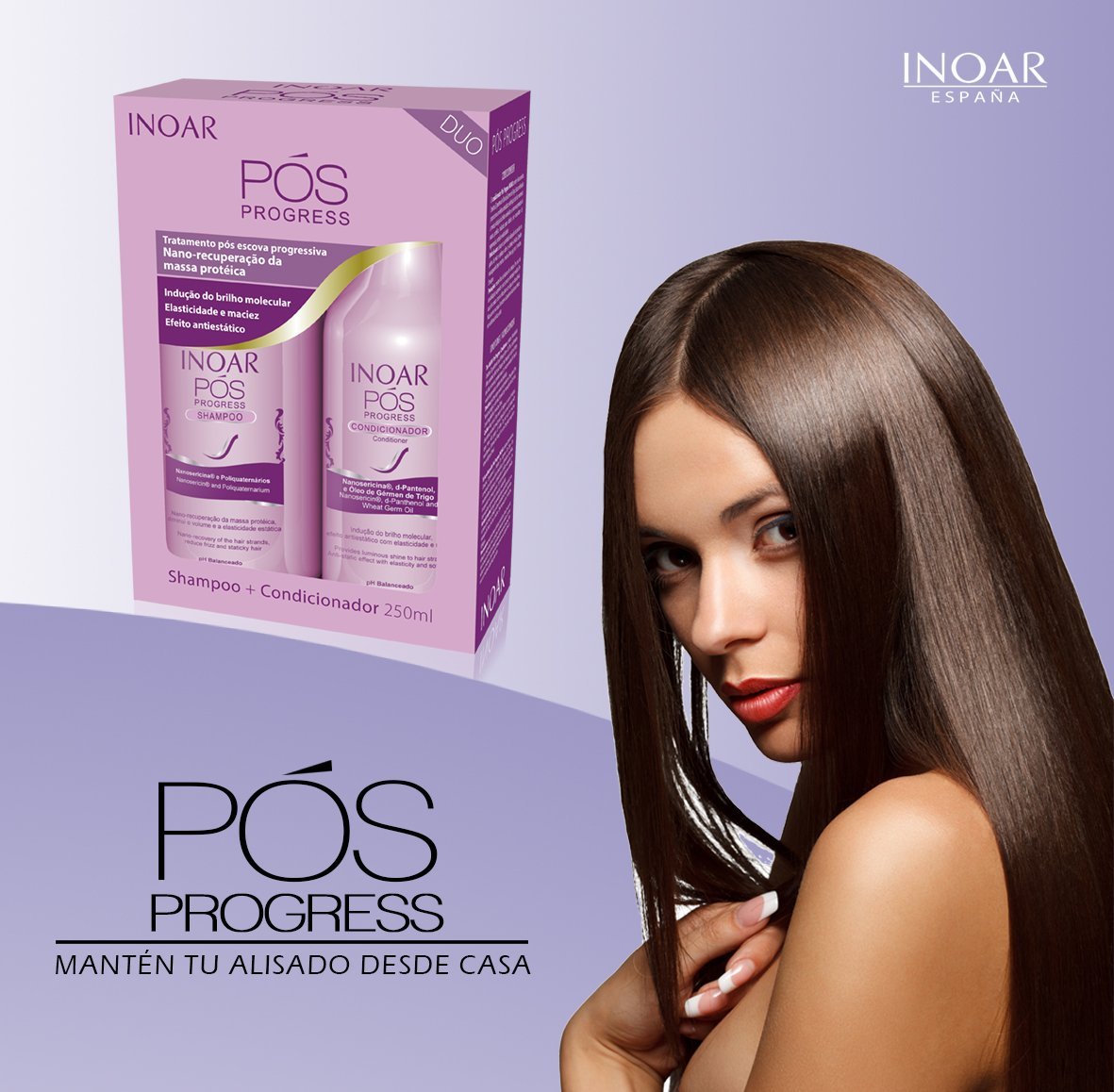 INOAR Duo PÓS Progress Kit (Shampoo & Conditioner) - oddros.shop