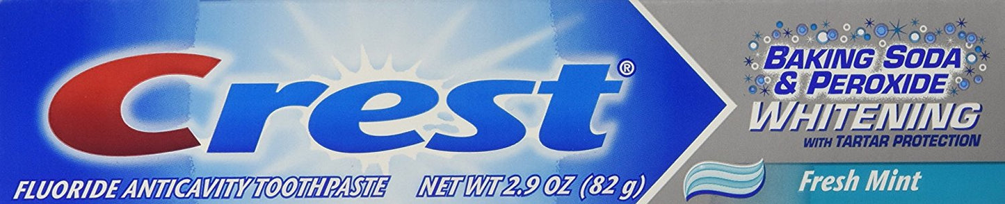 Crest® Baking Soda & Peroxide Whitening, Toothpaste - Fresh Mint - oddros.shop