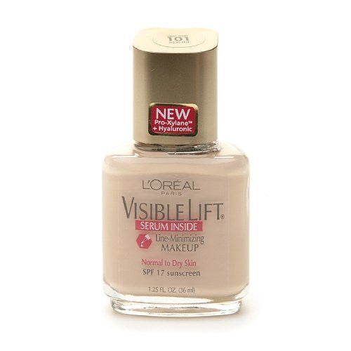 L'Oreal Visible Lift Line Minimizing Makeup SPF 17, Serum Inside, Light Ivory 101 - oddros.shop