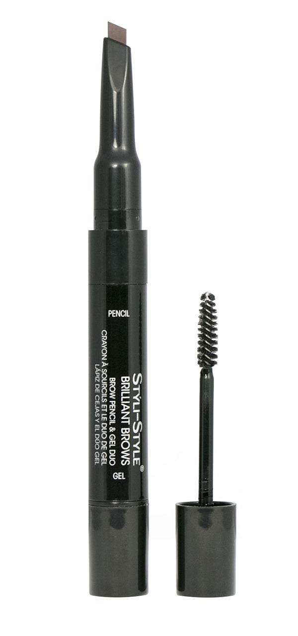 Styli-Style Cosmetics Brilliant Brows - Brow Pencil & Gel Duo - Auburn - oddros.shop