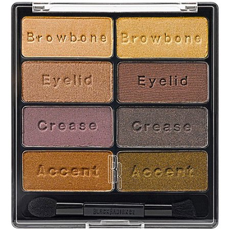 Black Radiance 8 Palette Eyeshadow Downtown Browns & Mascara Instant Eye Appeal 8026 - oddros.shop