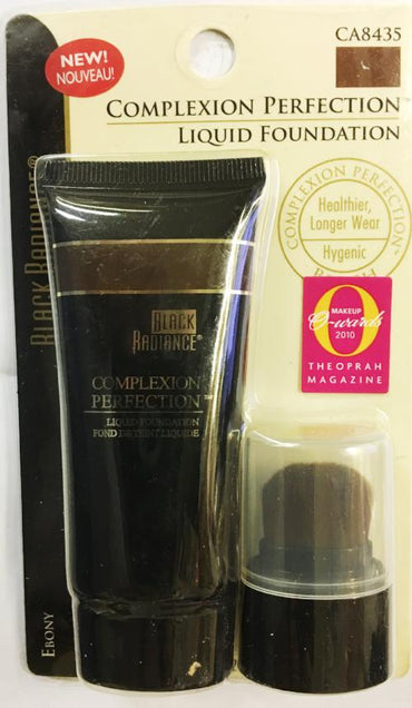 Black Radiance Complexion Perfection Liquid Foundation, Ebony CA8435 - oddros.shop
