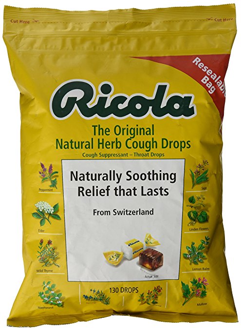 Ricola The Original Natural Herb Cough Drops - 130 Drops - oddros.shop