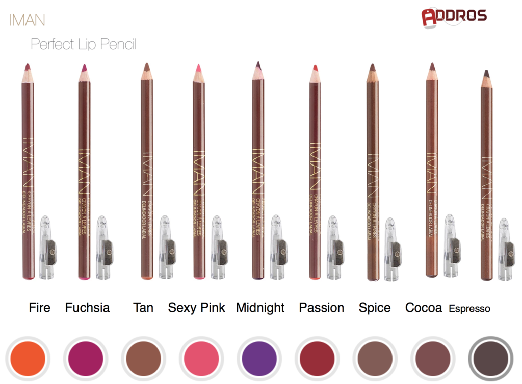 IMAN COSMETICS Perfect Lip Pencil, Sexy Pink - oddros.shop