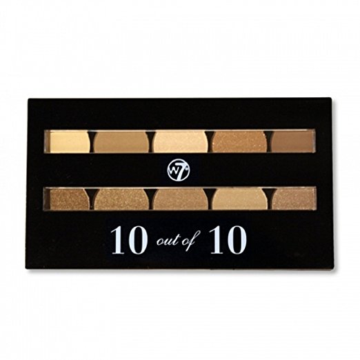 W7 COSMETICS Perfect 10 Out Of 10 Eyeshadow Palette Browns - oddros.shop
