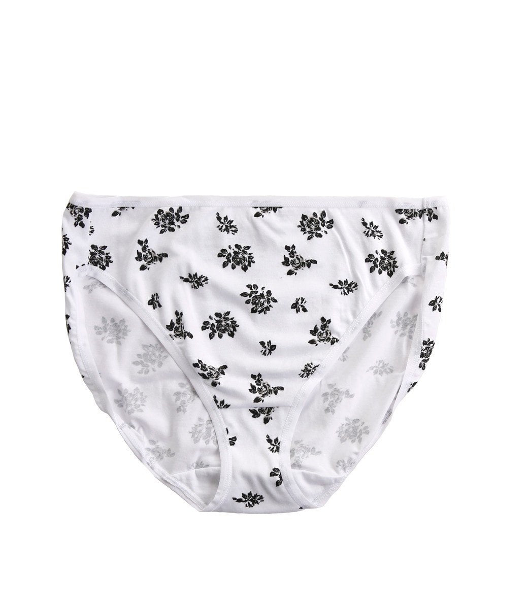 Felina Ladies' Cotton Stretch, Hi Cut Bikini (6-pack) - oddros.shop