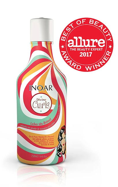 INOAR Divine Curls Conditioner - (250 ml) 8.45 fl oz - oddros.shop