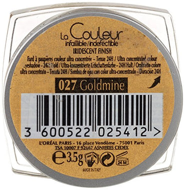 L'OREAL Paris Color Infallible Eyeshadow, Goldmine 027 - oddros.shop
