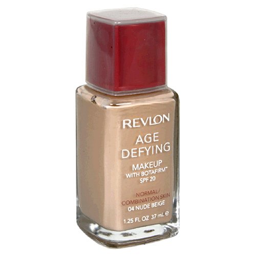 REVLON Age Defying Makeup with Botafirm, Normal/Combination Skin, Nude Beige 04 - oddros.shop