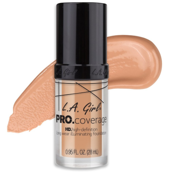 L.A. Girl PRO.Coverage HD Long Wear Illuminating Foundation - oddros.shop