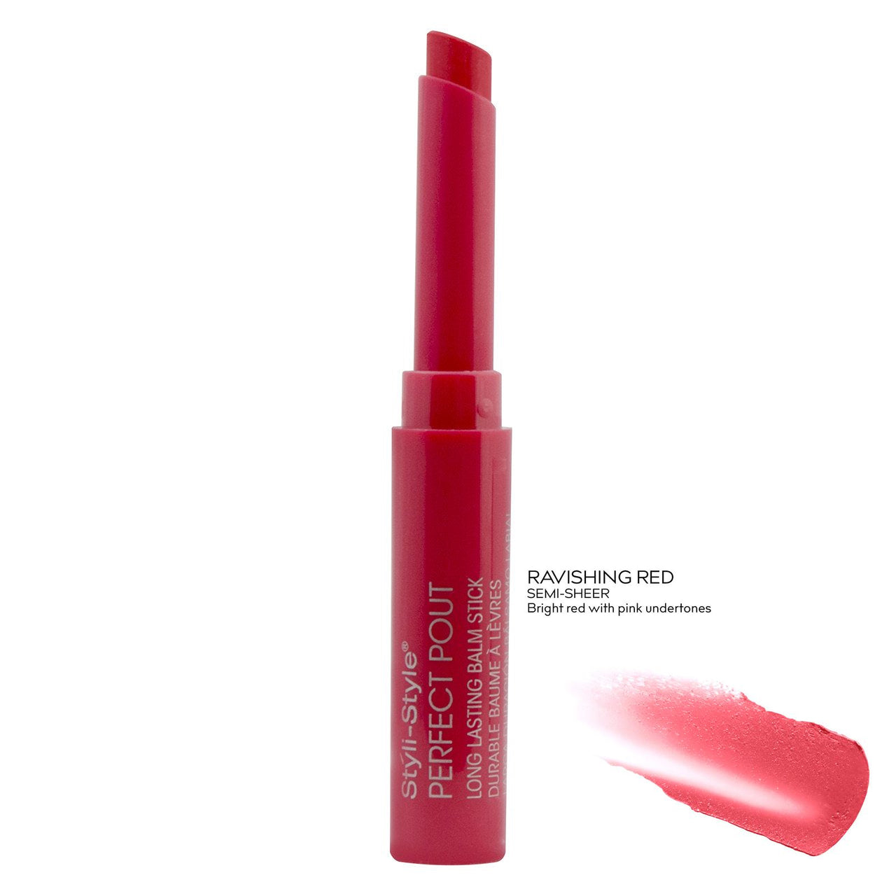 Styli Style Perfect Pout Long Lasting Balm Stick - Ravishing Red (LPP008) - oddros.shop